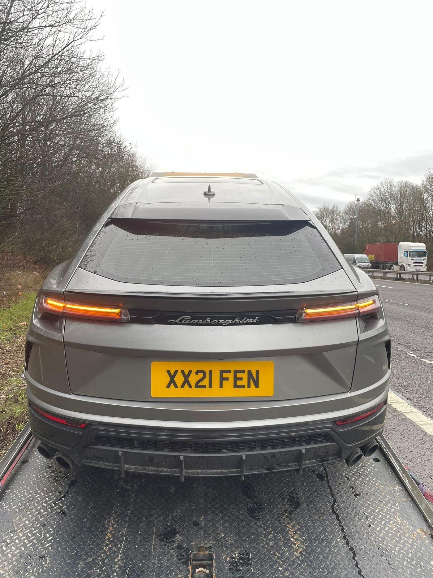 Z&Z Auto Recovery transporting a vehicle across the Midlands
